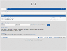 Tablet Screenshot of forum.infinity-box.com